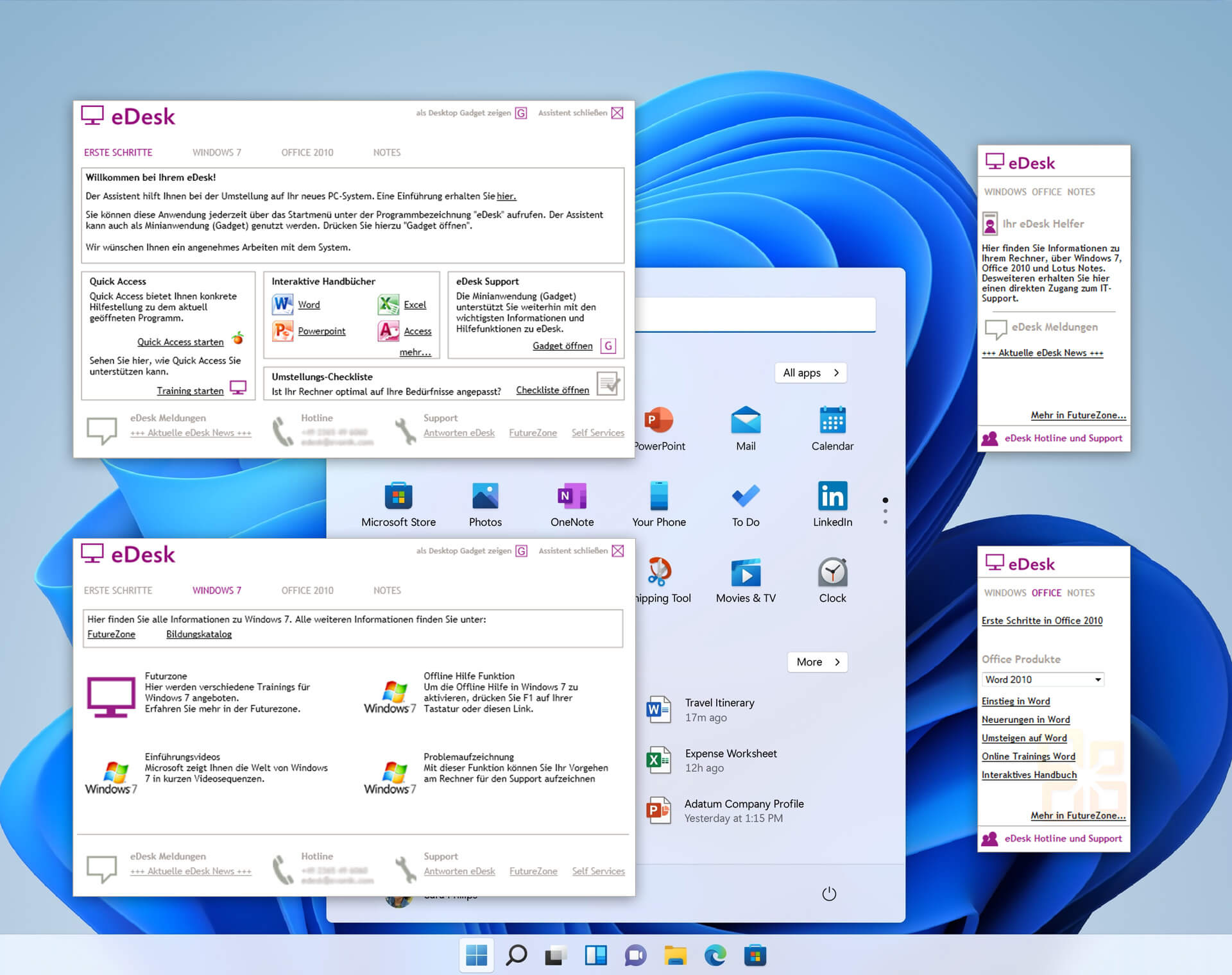 Evonik: eDesk Helpdesk-Software & Windows Gadget